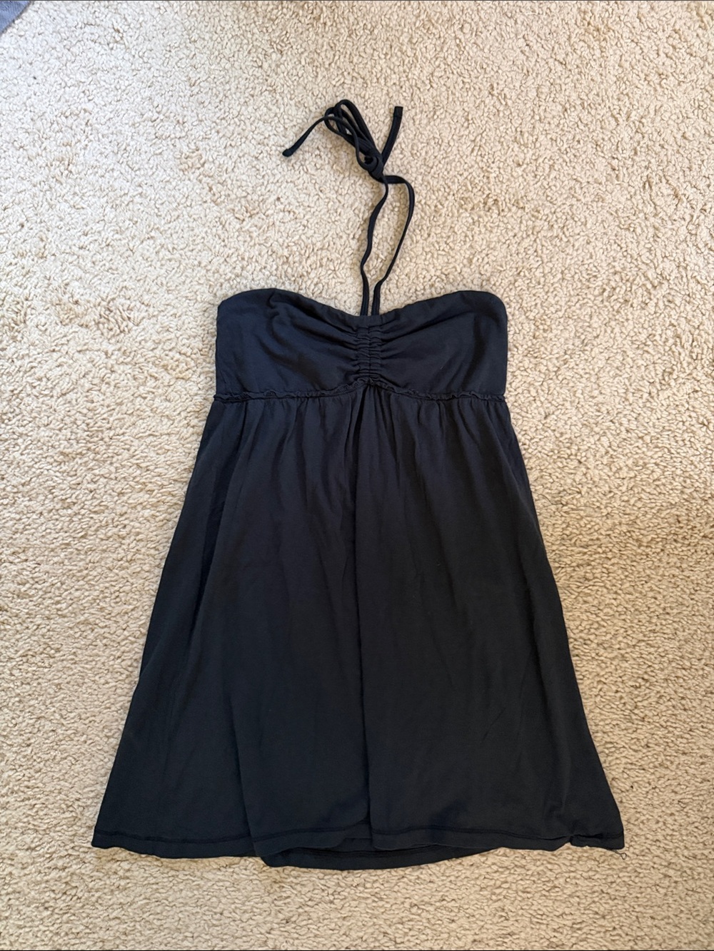 Brandy melville black Amelia halter top/mini dress